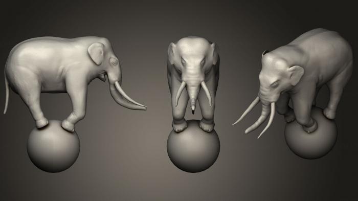 Animal figurines (STKJ_1683) 3D model for CNC machine